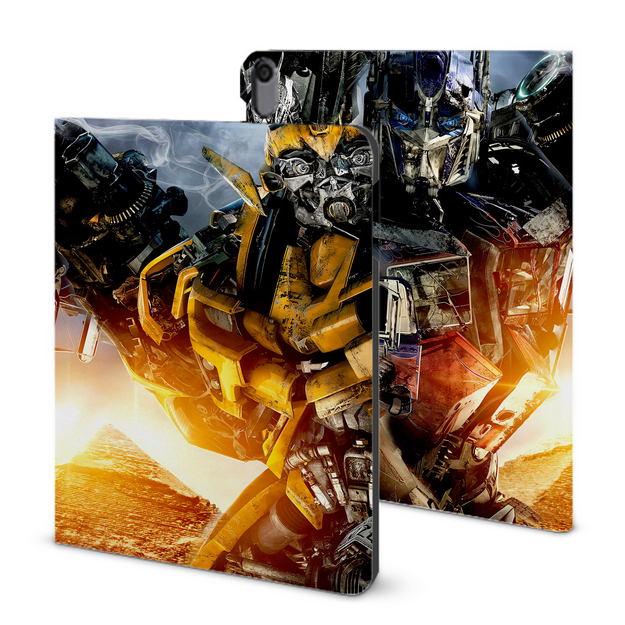 （画像用） Transformers トランスフォーマー IPad ケース ブック型 PUレザー TPU 耐衝撃 軽量 薄型 ペン収納なし 全面保護 IPad 各モデル対応
